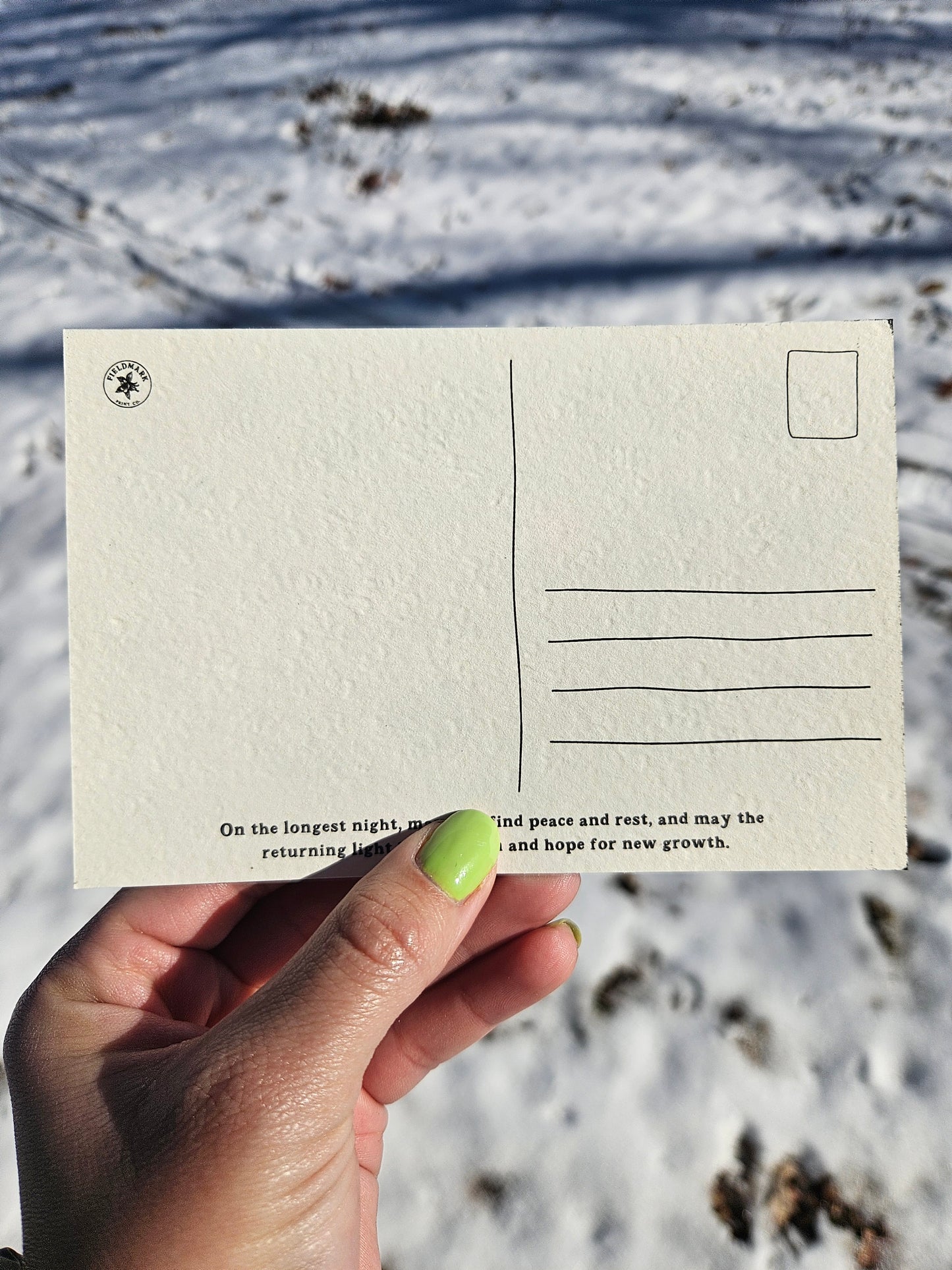 Winter Solstice Post Card