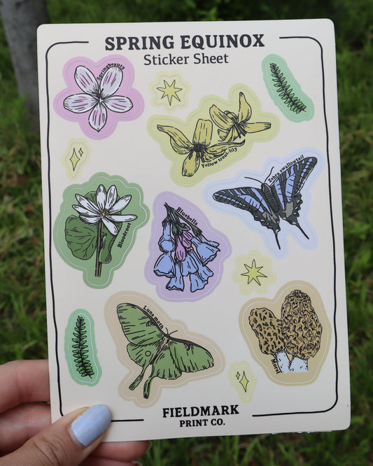 Spring Equinox Sticker Sheet