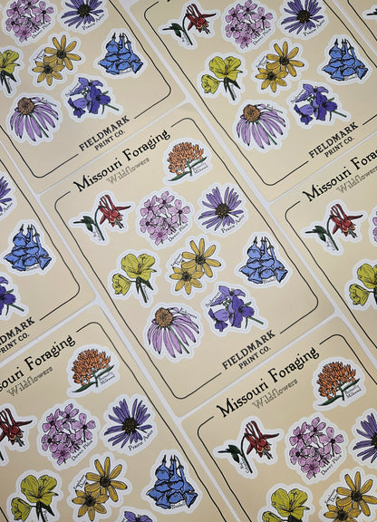 Missouri Foraging - Wildflowers Sticker Sheet