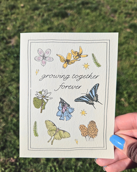 Spring Equinox Greeting Card