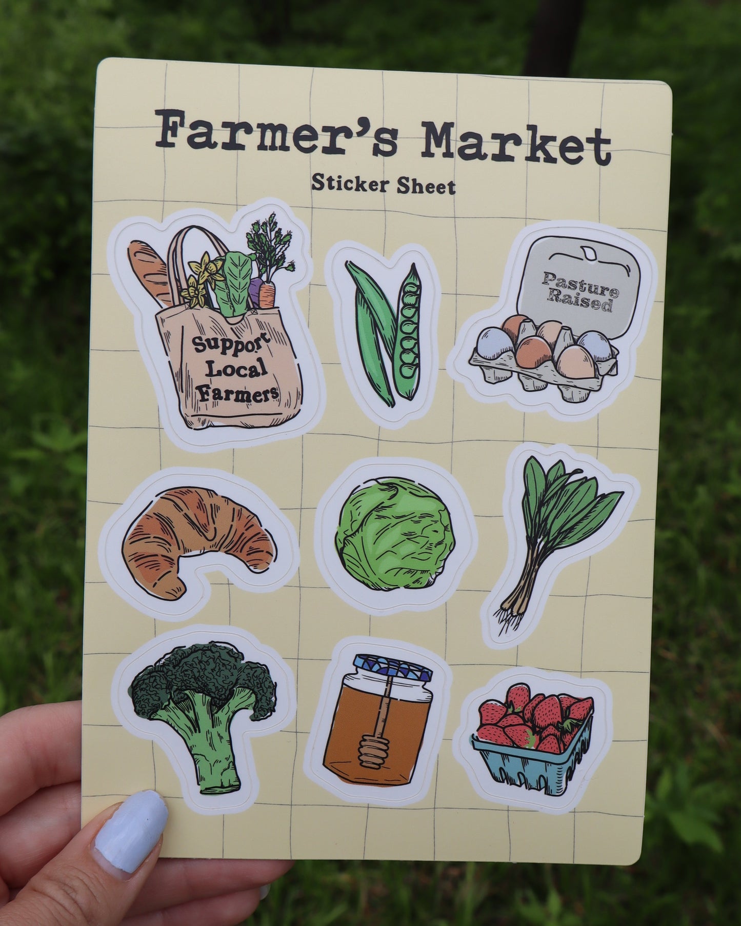 Farmer's Market Sticker Sheet