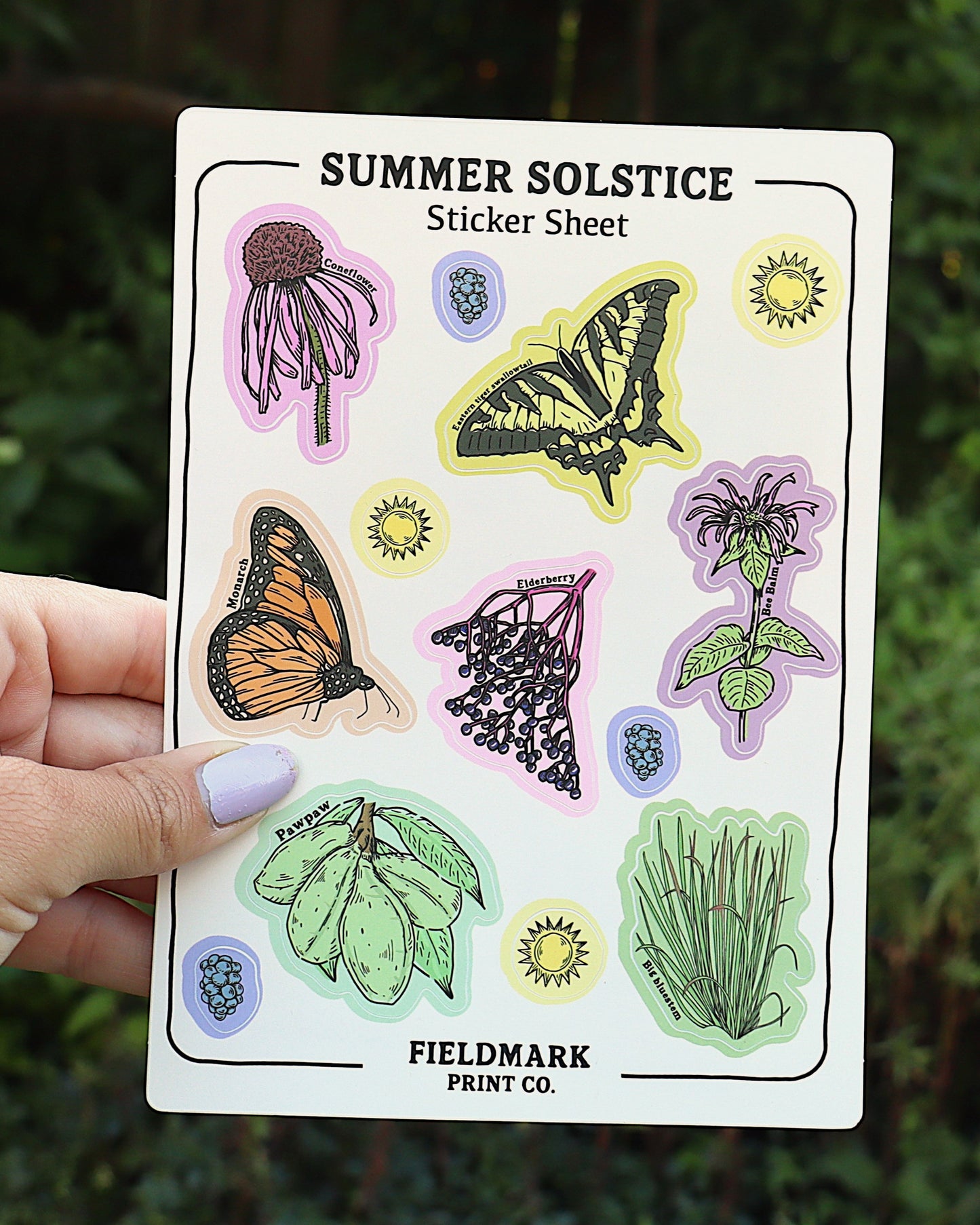 Summer Solstice Sticker Sheet