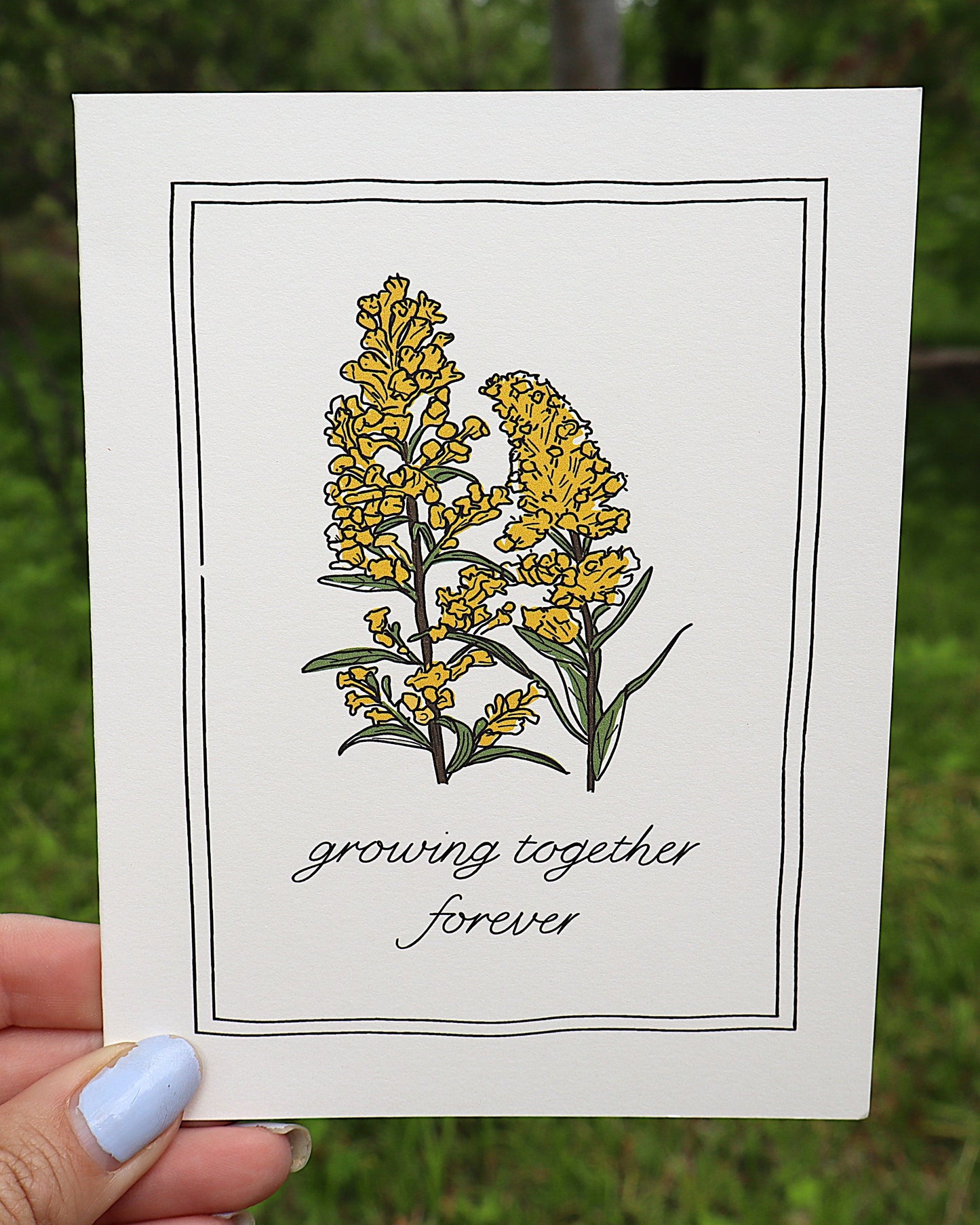 Growing Together Forever Greeting Card