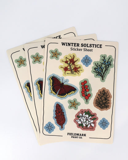 Winter Solstice Sticker Sheet